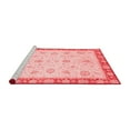 thumbnail image 2 of Ahgly Company Machine Washable Indoor Rectangle Abstract Red Modern Area Rugs, 7' x 9', 2 of 4