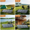 thumbnail image 5 of LVYUAN 400 Watt Solar Panel Foldable Solar Panel Charger with Adjustable Kickstands Portable Waterproof IP67 for Camping, Home, RV, Outdoor, Power Station, off Grid, 5 of 12