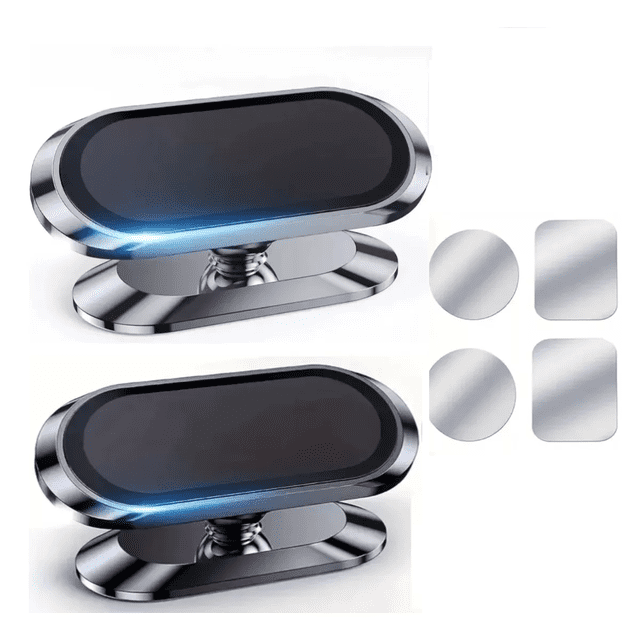 Soporte Magnético Celular Para Auto,base Para Celular Coche PLATA