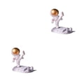 thumbnail image 1 of Seitruly Soporte universal para teléfono móvil con astronautas, soporte para teléfonos Spaceman, juguetes de fiesta, soporte de papelería para el Pierna alta dorada 2piezas, 1 of 5