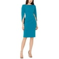 thumbnail image 3 of Betsy  Adam Women's Azure Cape-Back Dress, 3 of 3