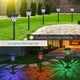 thumbnail image 3 of Lámpara de exterior Outdoor Solar Pathway Lights 6pack LED Lámpara de césped IP44 Resistente al agua Anochecer al amanecer Paisaje Spike Lighting para Patio Patio Calzada Decoración de jardín Tomshine Lámpara de exterior, 3 of 7