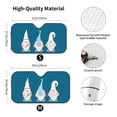 thumbnail image 3 of Disketp Windshield Sun Shade, Car Sun Shade For Front Window Nurse Doctor Gnomes Sunshades Sun Visor Protector Blocks Uv Rays Foldable, 3 of 9