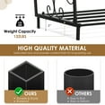 thumbnail image 3 of Patiojoy Fireplace Firewood Rack, Heavy Duty Small Firewood Holder for Fireplace, 132 lbs Load Capacity, Decorative Log Rack Wood Holder for Indoor Outdoor, 3 of 10