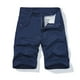 thumbnail image 1 of pstuiky Pantalones cortos para hombre, Pantalones cortos cargo casuales de moda para hombre, con bolsillos y botones, cintura elástica Pantalones cortos cargo, 1 of 3