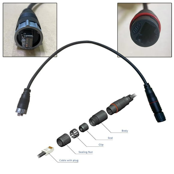 Cable impermeable Furuno WRJ-ADP-05M RJ45 a HUB102 de 50 cm