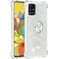 thumbnail image 3 of Case for Samsung Galaxy A51 5G, Galaxy A51 5G Case Girls Women Glitter Clear TPU Cute Bling Love Quicksand Sparkle Case with Stand Shockproof Liquid Case for Samsung Galaxy A51 5G Colorful YBZ, 3 of 12