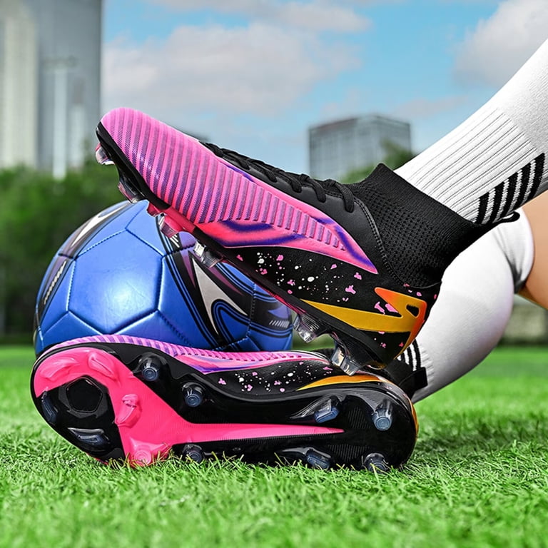 Yiomxhi Soccer Cleats for Men Younth Adult Lightweight Football