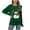 Green (NEW), variant on PFRNLF Ugly Christmas Sweaters for Women Soft Holiday Long Sleeve Crewneck Xmas Snowman Knit Sweaters