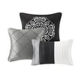 thumbnail image 2 of 7 Piece Comforter Set Grey King, 2 of 6