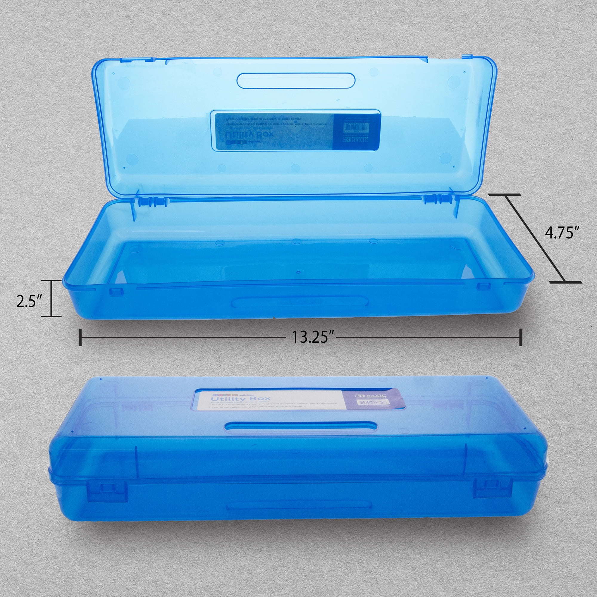 Bazic Organizer Utility Box Multipurpose 12"  Astd