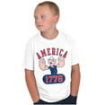 thumbnail image 3 of Popeye The Sailor Man America 1776 Crewneck T Shirts Boy Girl Teen Brisco Brands X, 3 of 6