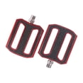 thumbnail image 4 of Pedales de bicicleta con rodamiento Pedal esmerilado Pedales de bicicleta de aleación de aluminio ligeros multifuncionales antideslizantes para bicicl Rojo, 4 of 8
