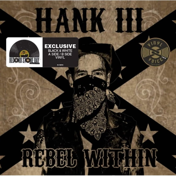 Hank III – Rebel Within LP acid-washed