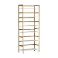 thumbnail image 4 of Eccostyle 3-Tier Bamboo Frame Stackable Bookshelf - White, 4 of 7