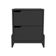 thumbnail image 2 of Luss Nightstand, Bedside Table with 2-Drawers: Modern Design, Ample Storage, Elegant Style, 2 of 7