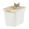 IRIS USA Top Entry Cat Litter Box with Litter Catching Grated Lid