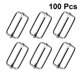 thumbnail image 2 of ADDHAT 100Ud Hebillas Roller De Metal Para Ajustables Plata Resistente Y Duradera, 2 of 7