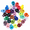 mix, variant on Slccxzc Spring Cord Locks 60pcs Single Hole Spring Toggle Stoppers Buttons Fastener Slider Black Round Elastic Drawstring Rope Locks