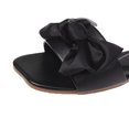 thumbnail image 5 of Sandalias de mujer Zapatillas Bowknot Tiras Punta abierta Verano Zapatillas planas para playa, 5 of 5