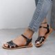 thumbnail image 5 of Zapatillas de verano para mujer, zapatos informales para mujer, sandalias ligeras de fondo plano Wmkox8yii nm9290, 5 of 8