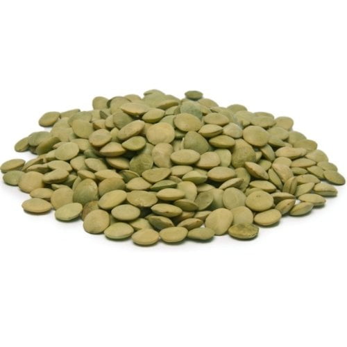 Bulk Peas and Beans Organic Lentils Green 25 Lb. by