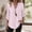 Pink, variant on Linen Shirts For Women Sevevn Women's Casual V-Neck Roll-Tab Sleeve Blouse Loose Fit Solid Color Work Top White XL