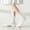 White, variant on Tsivenald Cotton Socks for Women Ruffle Turn-Cuff Casual Crew Socks Breathable Cool Knit Cotton Lettuce Ankle Frilly Sock 1 Pack