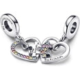 thumbnail image 6 of Pandora Puzzle Piece Hearts Splittable Friendship Dangle Charm, 6 of 6