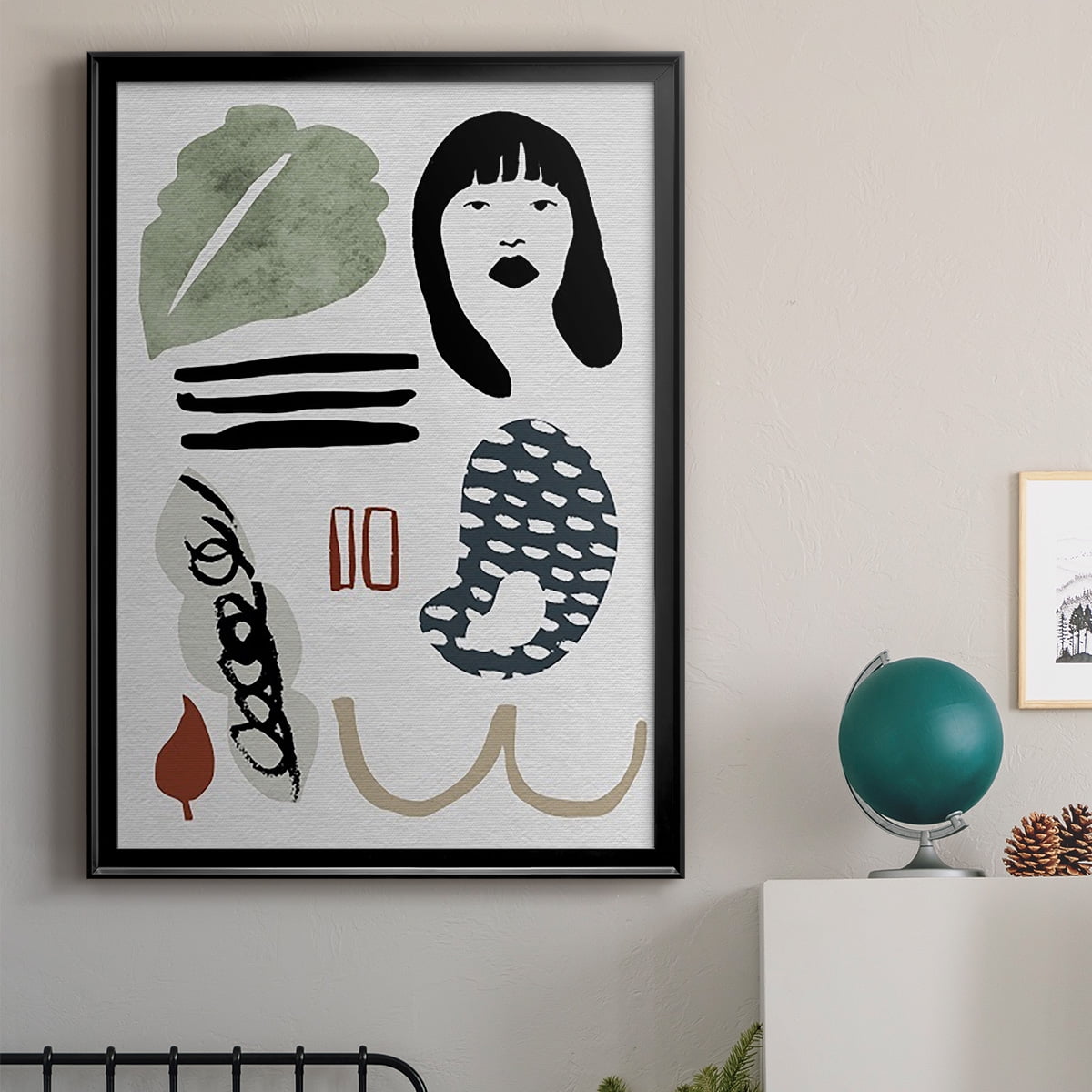 Collected Mindfulness II Premium Framed Print, in Gold, Black, or Silver - Ready to Hang