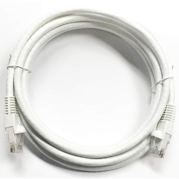 SyncWire Cat5e Ethernet Network Cable Bare Copper 24 AWG FT4 UTP ETL cUL 5ft White