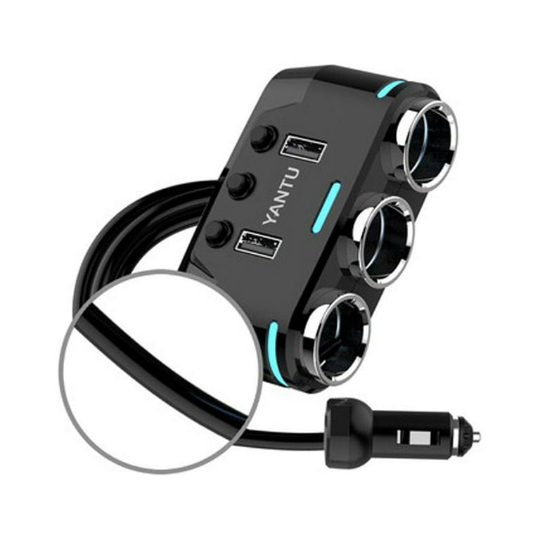 3 prong cigarette lighter adapter TIIFSWHS Multi 3 Way Car Cigarette Lighter Socket Extension Splitter USB Charger DC 12V Plug Adapter 3 Prong to 2 Prong for Car 12v Seat Heater Pad Cup and Heater for Ca 3 prong cigarette lighter adapter TIIFSWHS Multi 3 Way Car Cigarette Lighter Socket Extension Splitter USB Charger DC 12V Plug Adapter 3 Prong to 2 Prong for Car 12v Seat Heater Pad Cup and Heater for Ca
