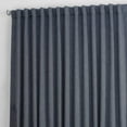 thumbnail image 4 of ZMLEVE Extra Wide Faux Linen Room Darkening Curtain (1 Panel) 100 X 84, BOCH-LN21330-84-DW, Reverie Blue, 4 of 7