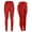 Red, variant on BLTIBY Women's Yoga Pants High Waist Solid Colour Tummy Control Leggings with Pockets Workout Tight Athletic Trousers Red XXL