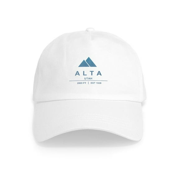 CafePress - Alta Ski Resort Utah - Adjustable 100% Brushed Unisex Casual Cotton Baseball Cap, Beige, 1