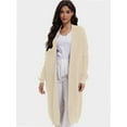 thumbnail image 5 of Women's Casual Long Cardigan Sweater - Open Front Lightweight Coat - Long Sleeve Knit Cover-Up, 5 of 6