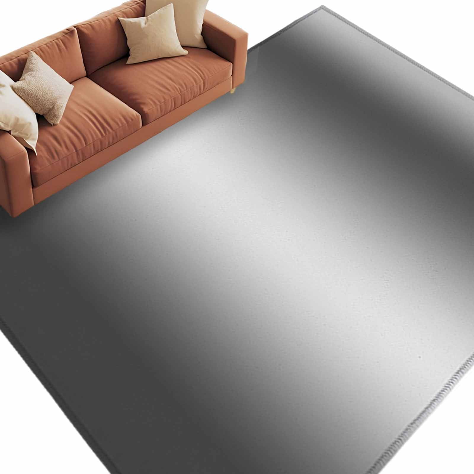 Rectangle Rug 5x8ft Area Rug Black Gray Gradient Watercolor Area Rugs for Living Room Bedroom Modern Abstract Art Floor Mat Non-Slip Non-Shedding Carpet Indoor Accent Rugs