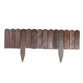 thumbnail image 4 of Colaxi Decorative Garden Fence Garden Edging Border Detachable Landscape Border Landscape Decor Gardens Fencing Wooden for Flower Bed into the ground, 4 of 9