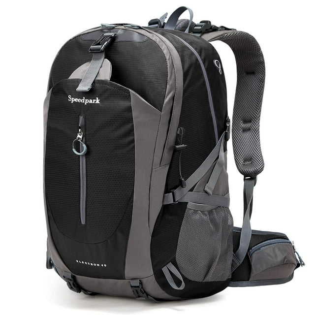 Mochila de Senderismo SPEEDPARK 40L Impermeable con Protector para Lluvia