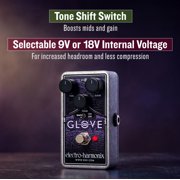 Electro-Harmonix OD Glove Overdrive/Distortion Guitar Effect Pedal