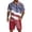 Deep Red, variant on Men's US 250 Years Anniversary 2 Piece Summer Outfits Casual Patriotic Short Sleeve Button Down Shirt Beach 4th of July Loose Shorts Sets