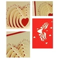 thumbnail image 3 of Vikakiooze Valentine's Day Card Paper Carving Paper Greeting Card Blessing Card, 3 of 5