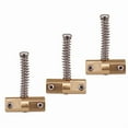 thumbnail image 2 of Guitar Compensated Bridge Brass Saddles Set for TL 6 Strings(3Pcs), 2 of 8