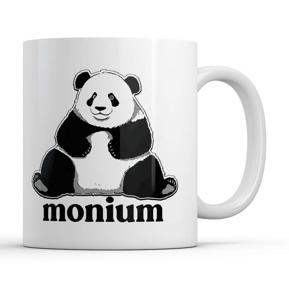 Pandamonium Mug Funny Sarcastic Panda Graphic Novelty Coffee Cup