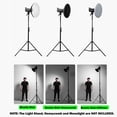 thumbnail image 3 of Reflector Beauty Dish Godox de 42 cm, plateado con difusor Bowens M, 3 of 5