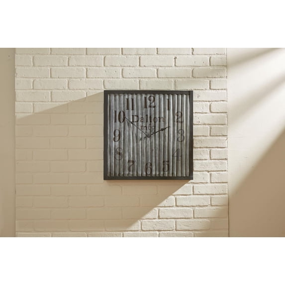 Galvanized Clock