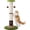 Green, variant on 34inches Cat Scratching Post Sisal Cat Scratcher with Cat Ball Track Toy Heavy Duty and Thicker Large Diameter Natural for Adult Cats and Kitty Protect Your Furniture(Grey)