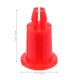 thumbnail image 2 of 10 soportes de pie rojos con clip para báscula electrónica de 30 kg, plataforma de pesaje resistente, alfombrilla para medir el peso con precisión., 2 of 5