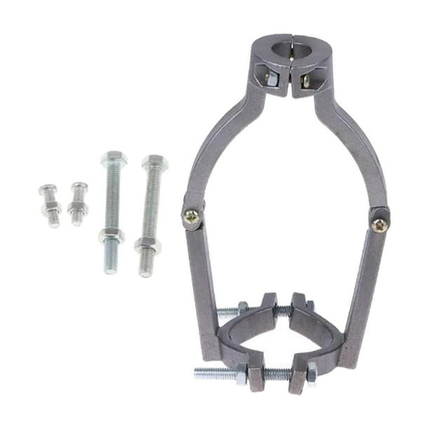 Herramienta para convertir espigas cuadradas de metal en una herramienta para taladrar agujeros cuadrados en bancos de muebles. con 4 tornillos