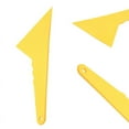 thumbnail image 5 of Plastic Yellow Auto Car Window Sticker Film Scraper Squeegee Cleaning Tool 23.6x12.3cm, 5 of 5